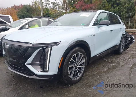 2025 Cadillac Lyriq Sport 2 Rwd из США, поврежденный, VIN 1GYKPWRL1SZ317847